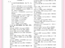 大学英语一年级基础词汇：学习要点及记忆方法大揭秘