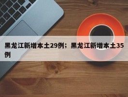 黑龙江新增本土29例；黑龙江新增本土35例