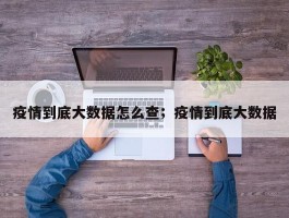 疫情到底大数据怎么查；疫情到底大数据