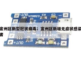 宣州区新型冠状病毒；宣州区新增无症状感染者
