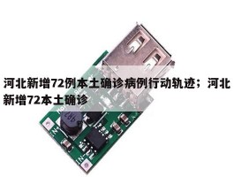 河北新增72例本土确诊病例行动轨迹；河北新增72本土确诊