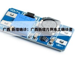 广西 新增确诊；广西新增几例本土确诊者