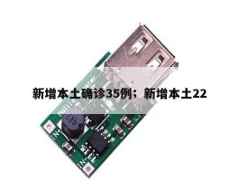 新增本土确诊35例；新增本土22