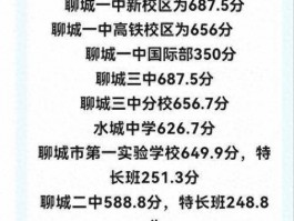 聊城高中录取分数线受关注！多因素影响及重要性详解