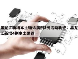 黑龙江新增本土确诊病例3例活动轨迹；黑龙江新增4例本土确诊