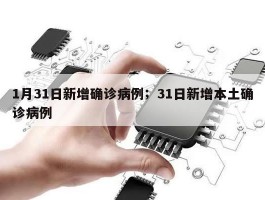 1月31日新增确诊病例；31日新增本土确诊病例