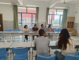 2024年10月29日江汉大学美术学院走访调研实验中学，共商美术教育合作大计
