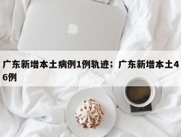 广东新增本土病例1例轨迹；广东新增本土46例