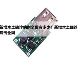 新增本土确诊病例全国有多少；新增本土确诊病例全国