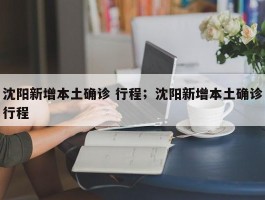 沈阳新增本土确诊 行程；沈阳新增本土确诊行程