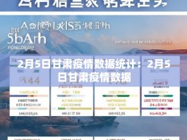 2月5日甘肃疫情数据统计：2月5日甘肃疫情数据