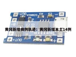 黄冈新增病例轨迹；黄冈新增本土14例