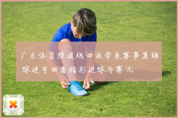 广东体育频道线回放带来赛事集锦 球迷可回看精彩进球与赛况